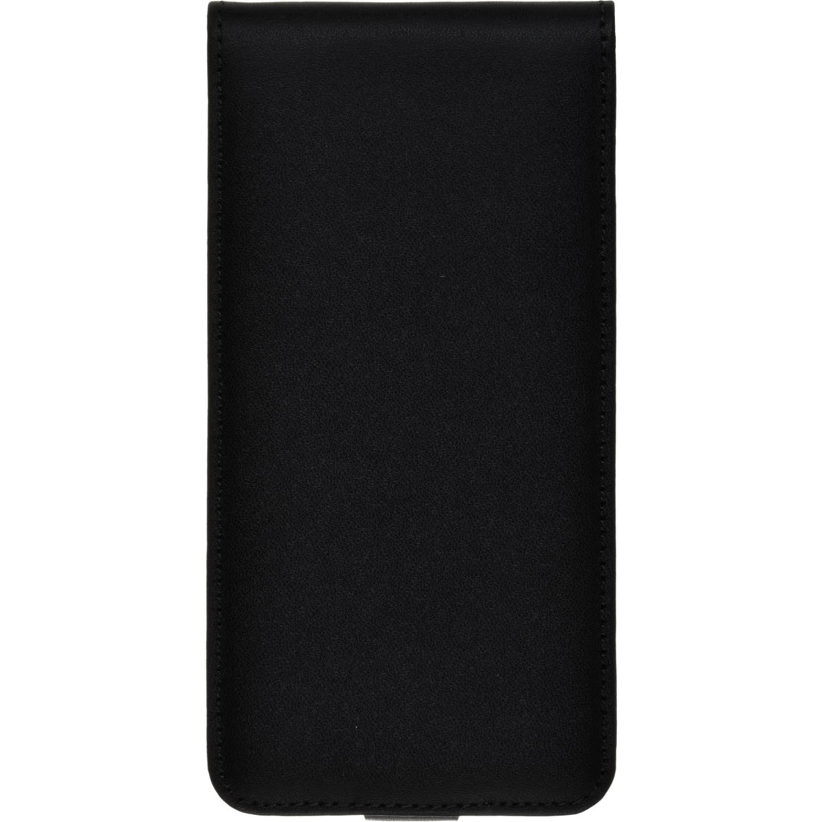 Kunst-Lederhülle für Microsoft Lumia 535 - Flip-Case schwarz – Ansicht 4