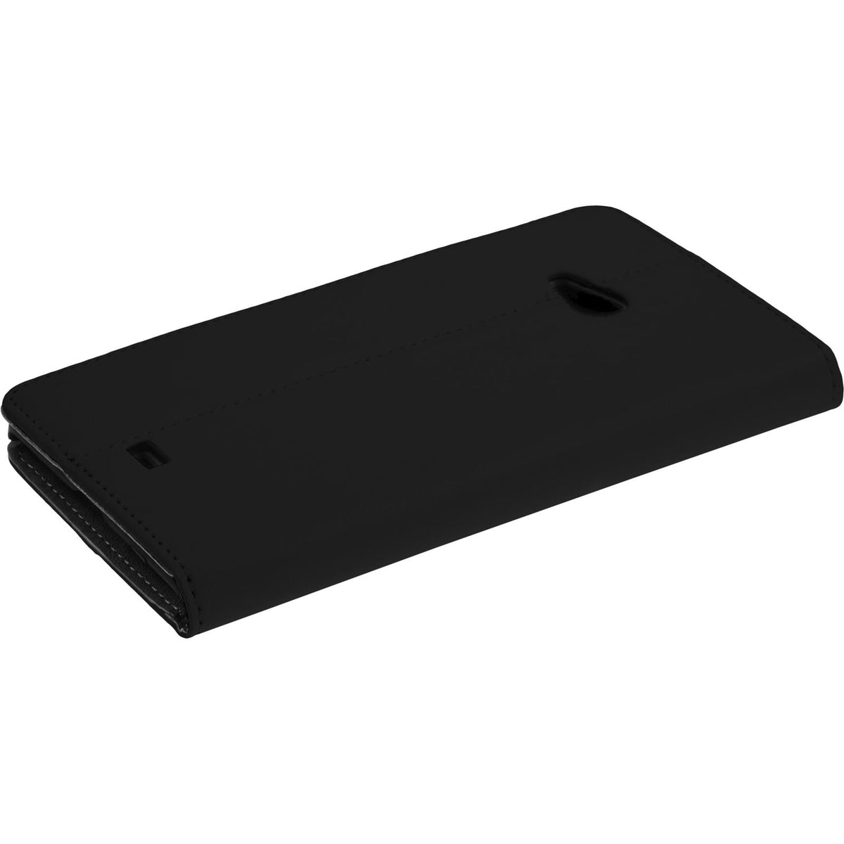 Kunst-Lederhülle für Microsoft Lumia 540 Dual - Book-Case schwarz – Ansicht 3