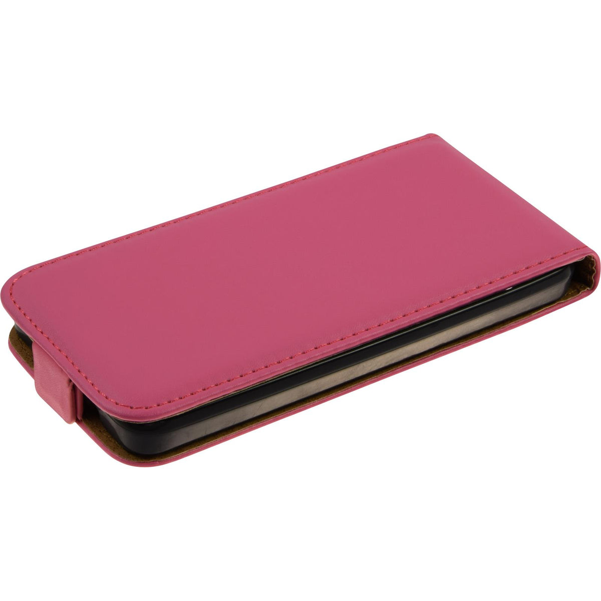 Kunst-Lederhülle für Microsoft Lumia 550 - Flip-Case pink – Ansicht 2