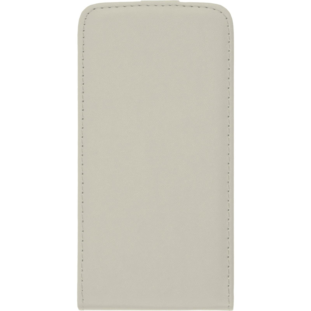 Kunst-Lederhülle für Microsoft Lumia 640 - Flip-Case weiß – Ansicht 2