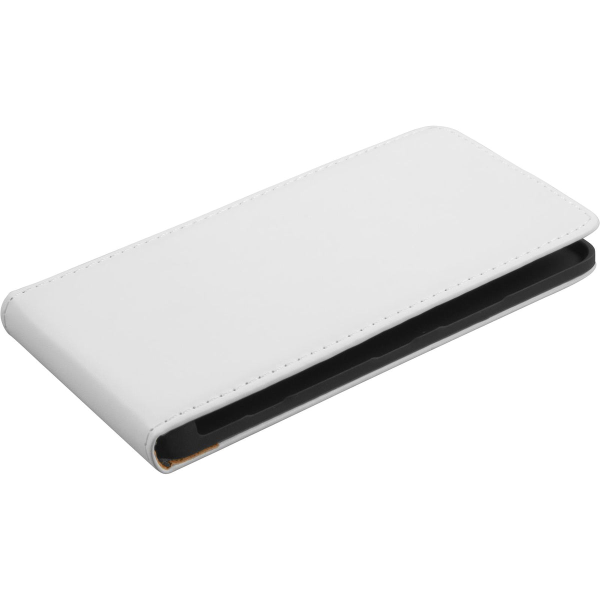 Kunst-Lederhülle für Microsoft Lumia 950 - Flip-Case weiß – Ansicht 2