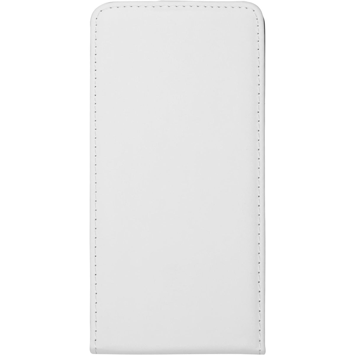 Kunst-Lederhülle für Microsoft Lumia 950 - Flip-Case weiß – Ansicht 4