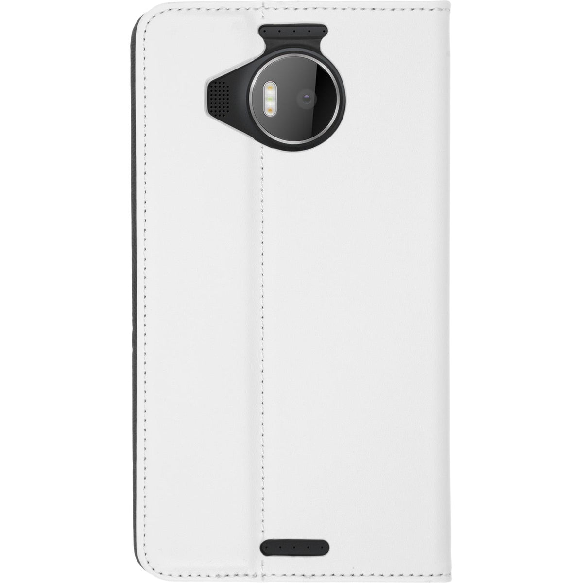Kunst-Lederhülle für Microsoft Lumia 950 XL - Book-Case weiß – Ansicht 3