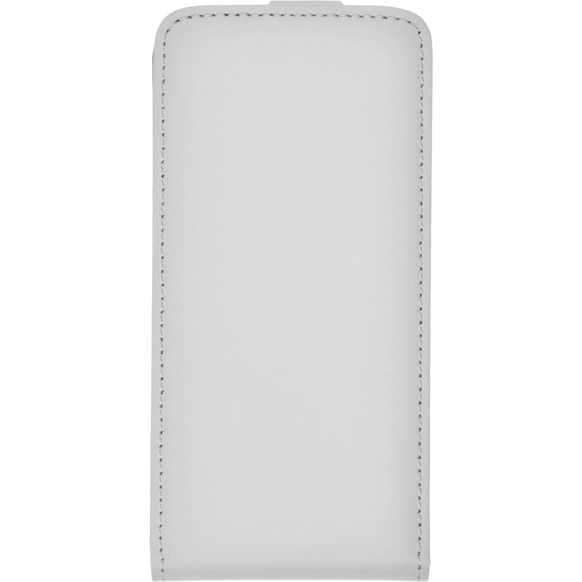 Kunst-Lederhülle für Samsung Galaxy A3 (A300) - Flip-Case weiß – Ansicht 4