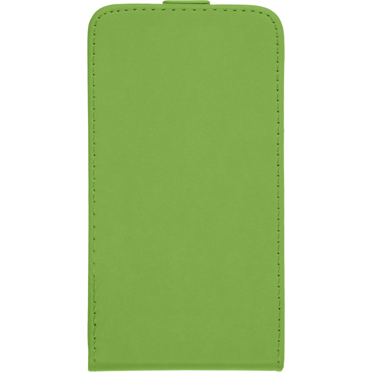 Kunst-Lederhülle für Sony Xperia E4 - Flip-Case grün – Ansicht 4