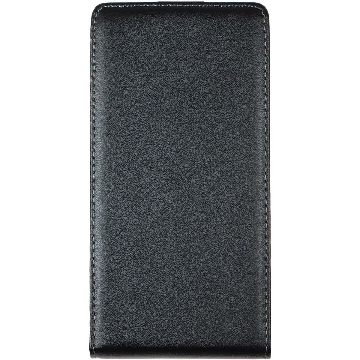Kunst-Lederhülle für Sony Xperia Z1 - Flip-Case schwarz – Ansicht 4