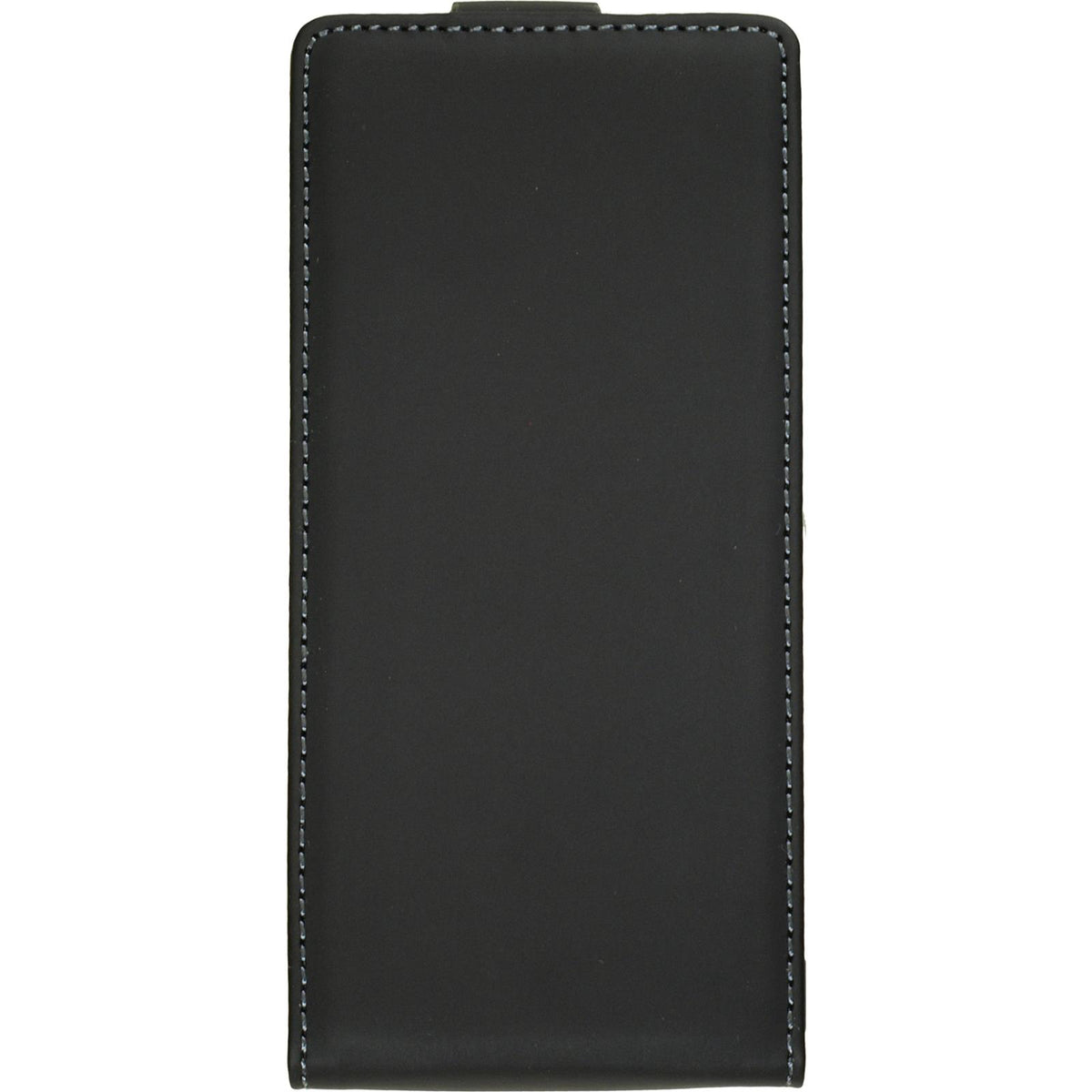 Kunst-Lederhülle für Sony Xperia P - Flip-Case schwarz – Ansicht 4