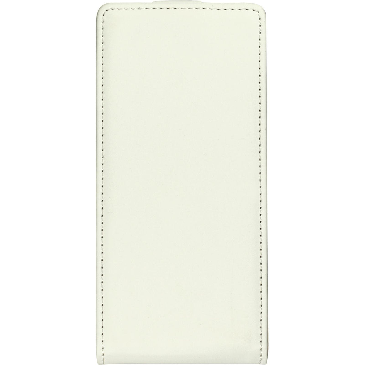 Kunst-Lederhülle für Sony Xperia P - Flip-Case weiß – Ansicht 4