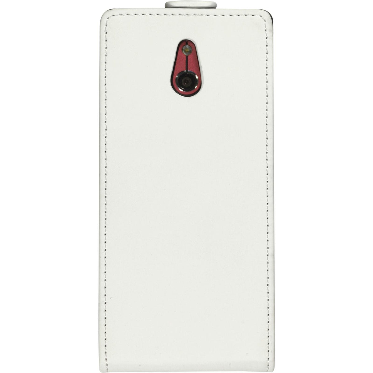 Kunst-Lederhülle für Sony Xperia P - Flip-Case weiß – Ansicht 5