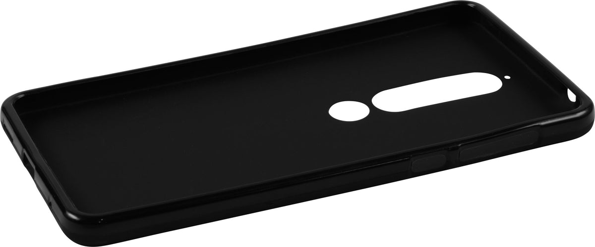Case für Nokia 6.1 (2018) - schwarz Silikon Hülle matt – Ansicht 5
