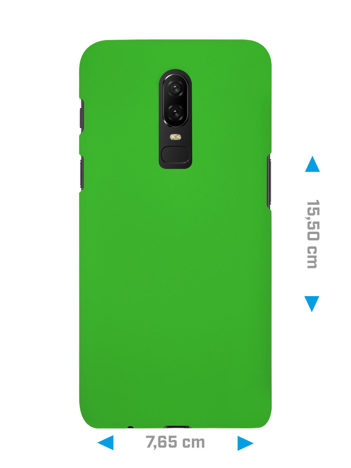 Case für OnePlus 6 - Hülle grün gummiert Hard-case – Ansicht 2