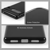 PhoneNatic Case kompatibel mit Google Pixel 7 – Schwarz Silikon Hülle crystal-case Cover