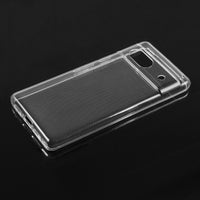 PhoneNatic Case kompatibel mit Google Pixel 8a – Transparent Silikon Hülle crystal-case Cover