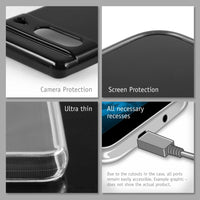 PhoneNatic Case kompatibel mit Google Pixel 8 Pro – Schwarz Silikon Hülle crystal-case Cover