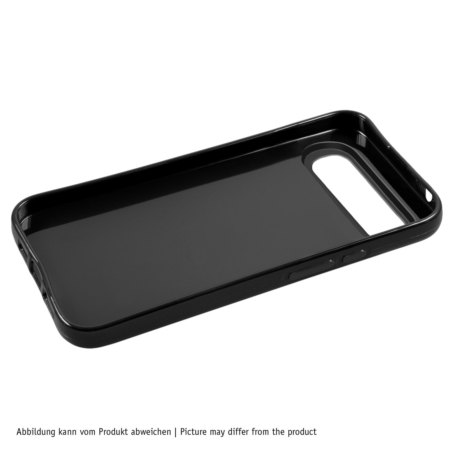 PhoneNatic Case kompatibel mit Google Pixel 9 – Schwarz Silikon Hülle crystal-case Cover