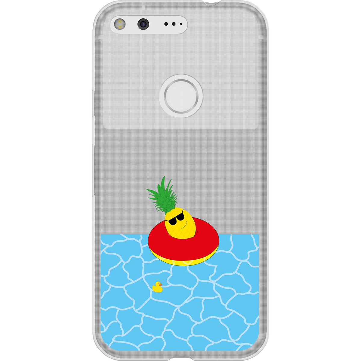 Case für Google Pixel Silikon-Hülle Sommer Ananas M2 – Ansicht 2