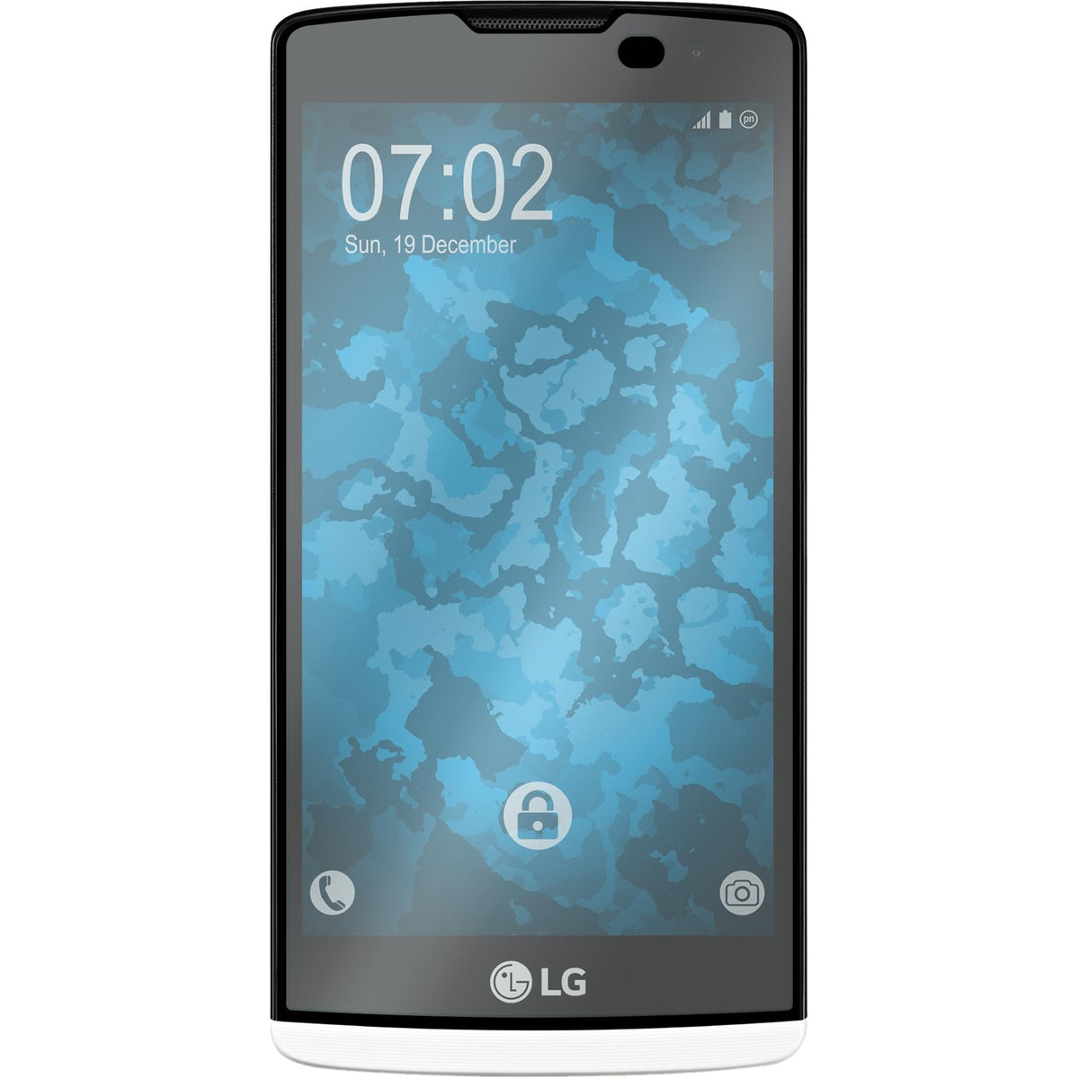 3x Glas-Folie klar für LG Leon – Ansicht 2