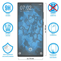3x Glasfolie klar für Samsung Galaxy S23 Ultra – Panzerglas für Samsung Galaxy S23 Ultra