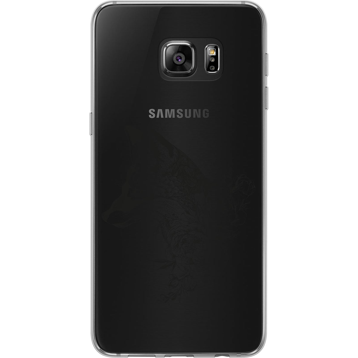 Case für Samsung Galaxy S7 Edge Silikon-Hülle Floral Fuchs M1-1 – Ansicht 2