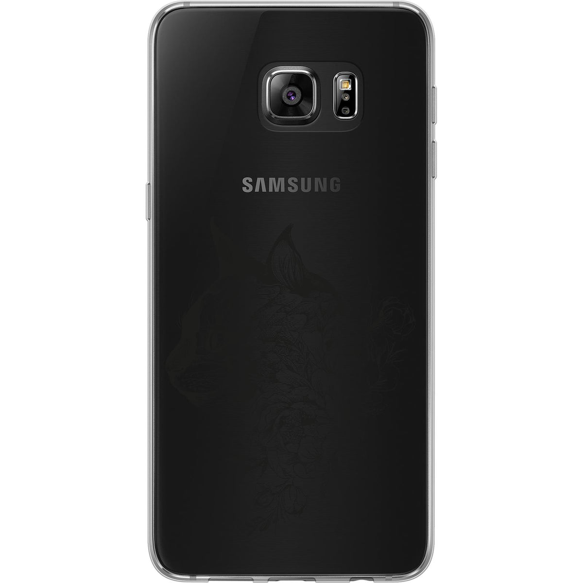 Case für Samsung Galaxy S7 Edge Silikon-Hülle Floral Katze M2-1 – Ansicht 2
