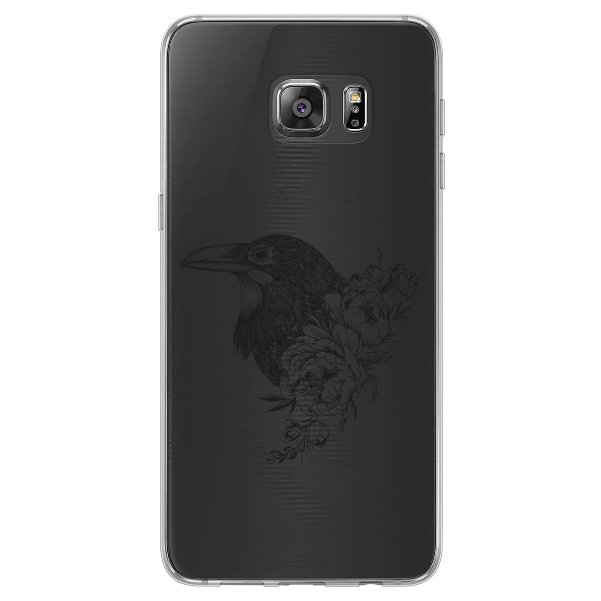 Case für Samsung Galaxy S7 Edge Silikon-Hülle Floral Rabe M4-1 – Ansicht 2