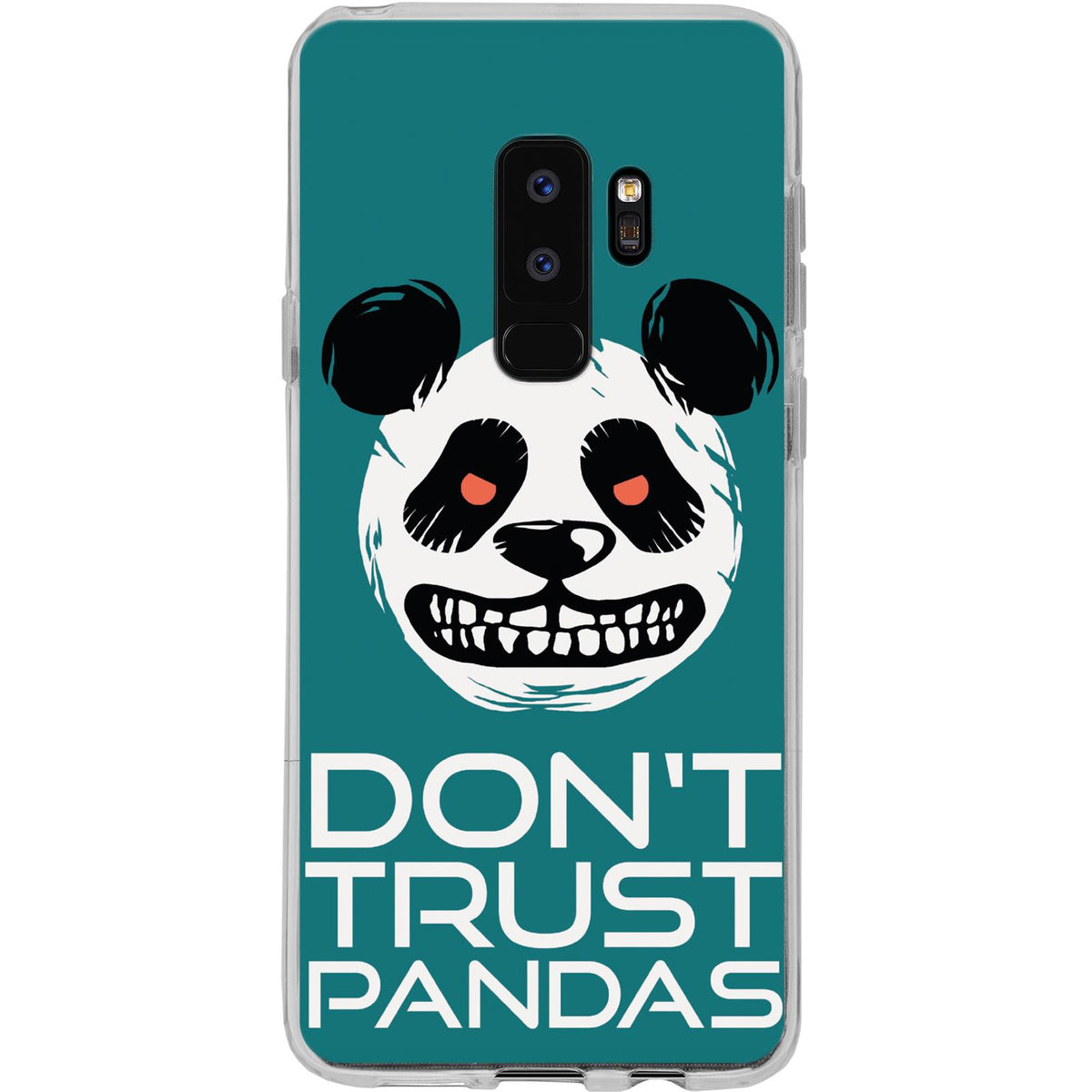 Case für Samsung Galaxy S9 Plus Silikon-Hülle Crazy Animals Panda M2 – Ansicht 2