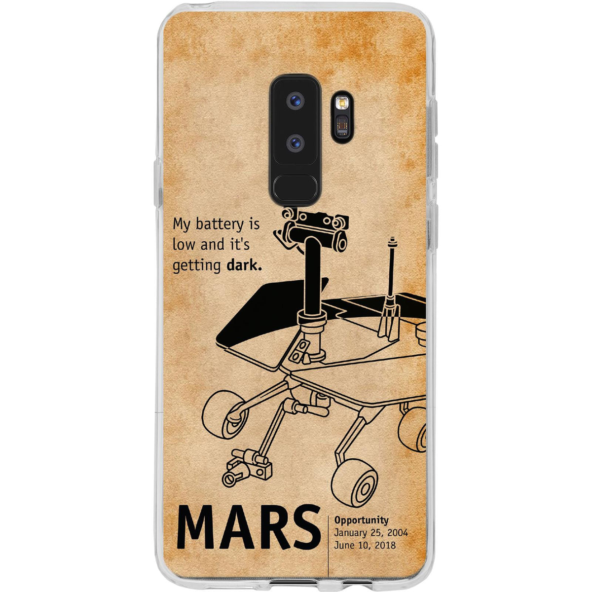 Case für Samsung Galaxy S9 Plus Silikon-Hülle Space Rover M2 – Ansicht 2