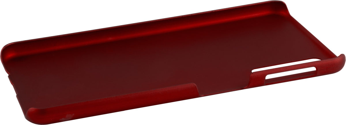 Case für Samsung Galaxy A7 (2018) - Hülle rot gummiert Hard-case – Ansicht 3