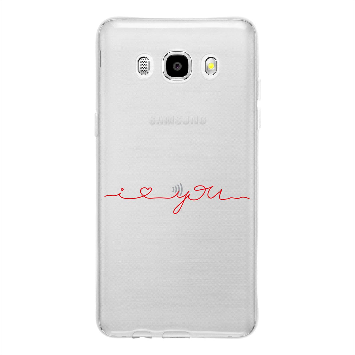 Case für Samsung Galaxy J5 (2016) J510 Silikon-Hülle in Love Wörter M2 – Ansicht 2