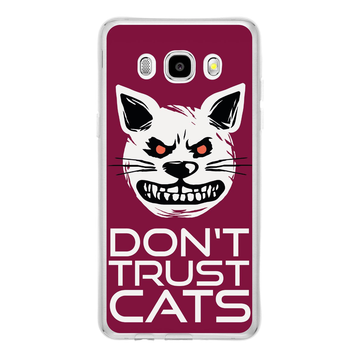 Case für Samsung Galaxy J5 (2016) J510 Silikon-Hülle Crazy Animals Katze M1 – Ansicht 2