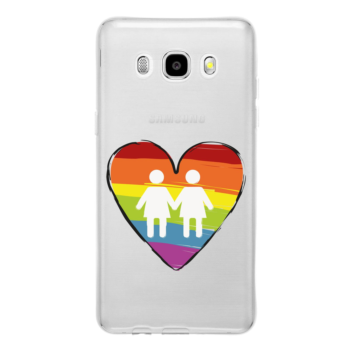 Case für Samsung Galaxy J5 (2016) J510 Silikon-Hülle pride Frauen M4 – Ansicht 2