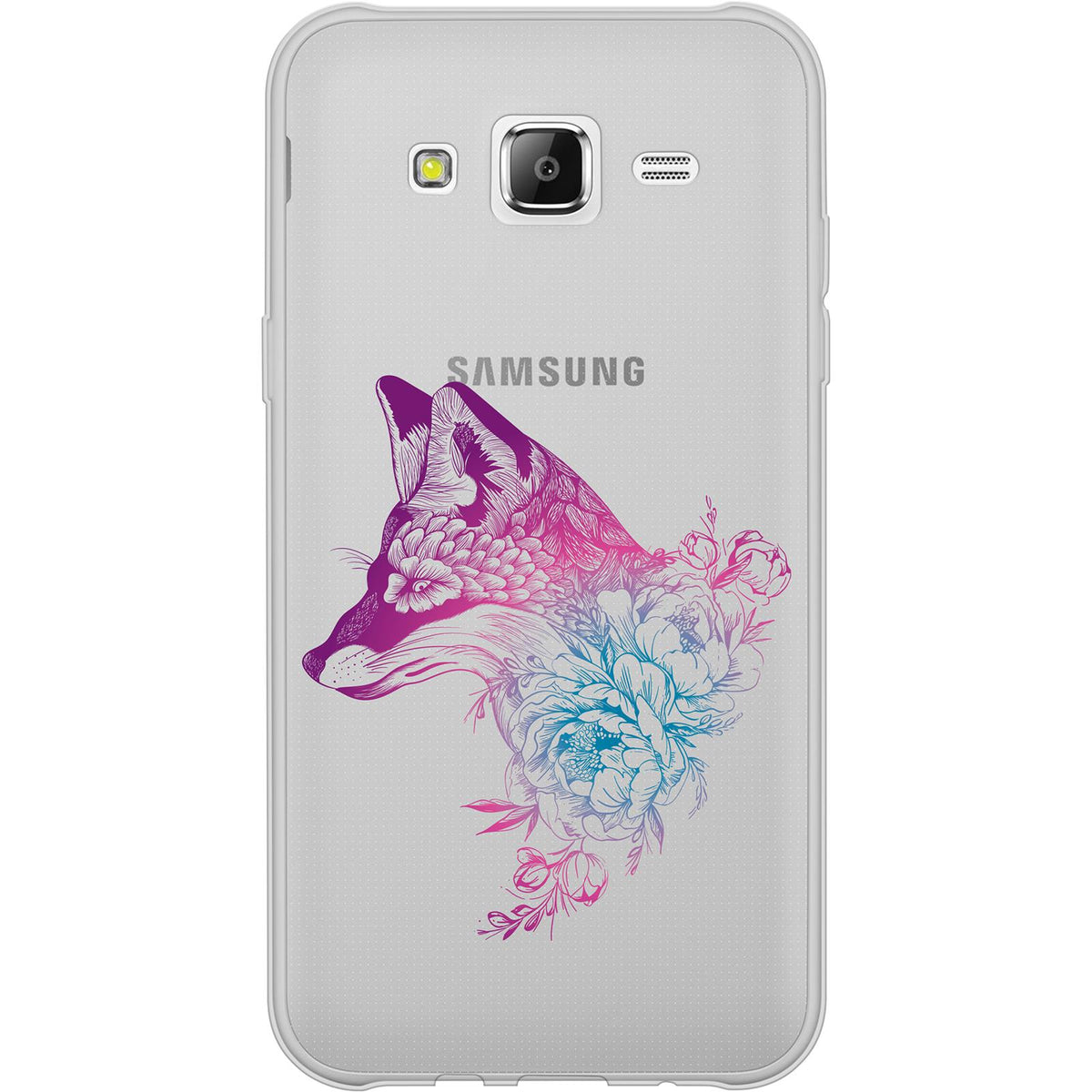 Case für Samsung Galaxy J5 (2016) J510 Silikon-Hülle Floral Fuchs M1-6 – Ansicht 2