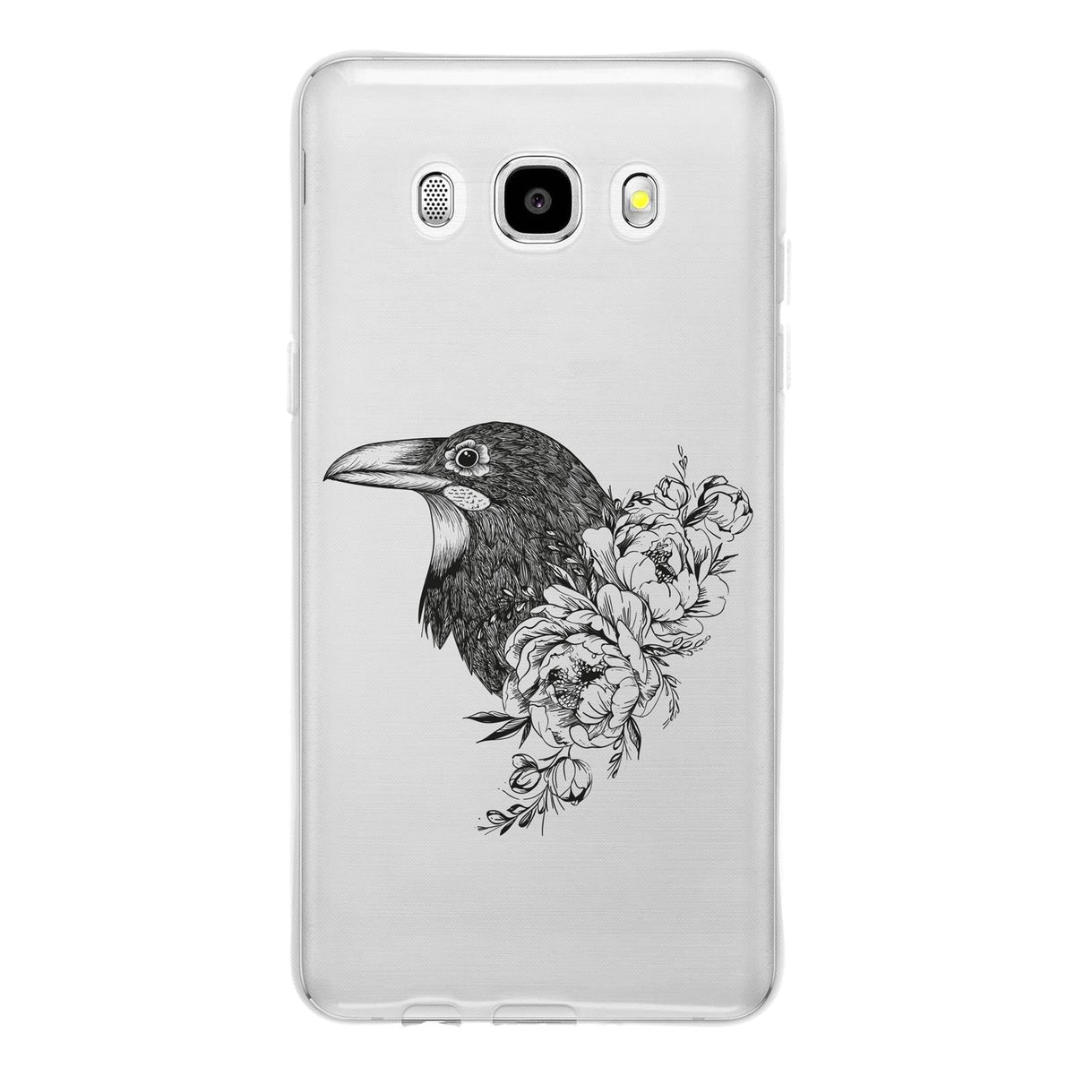 Case für Samsung Galaxy J5 (2016) J510 Silikon-Hülle Floral Rabe M4-1 – Ansicht 2