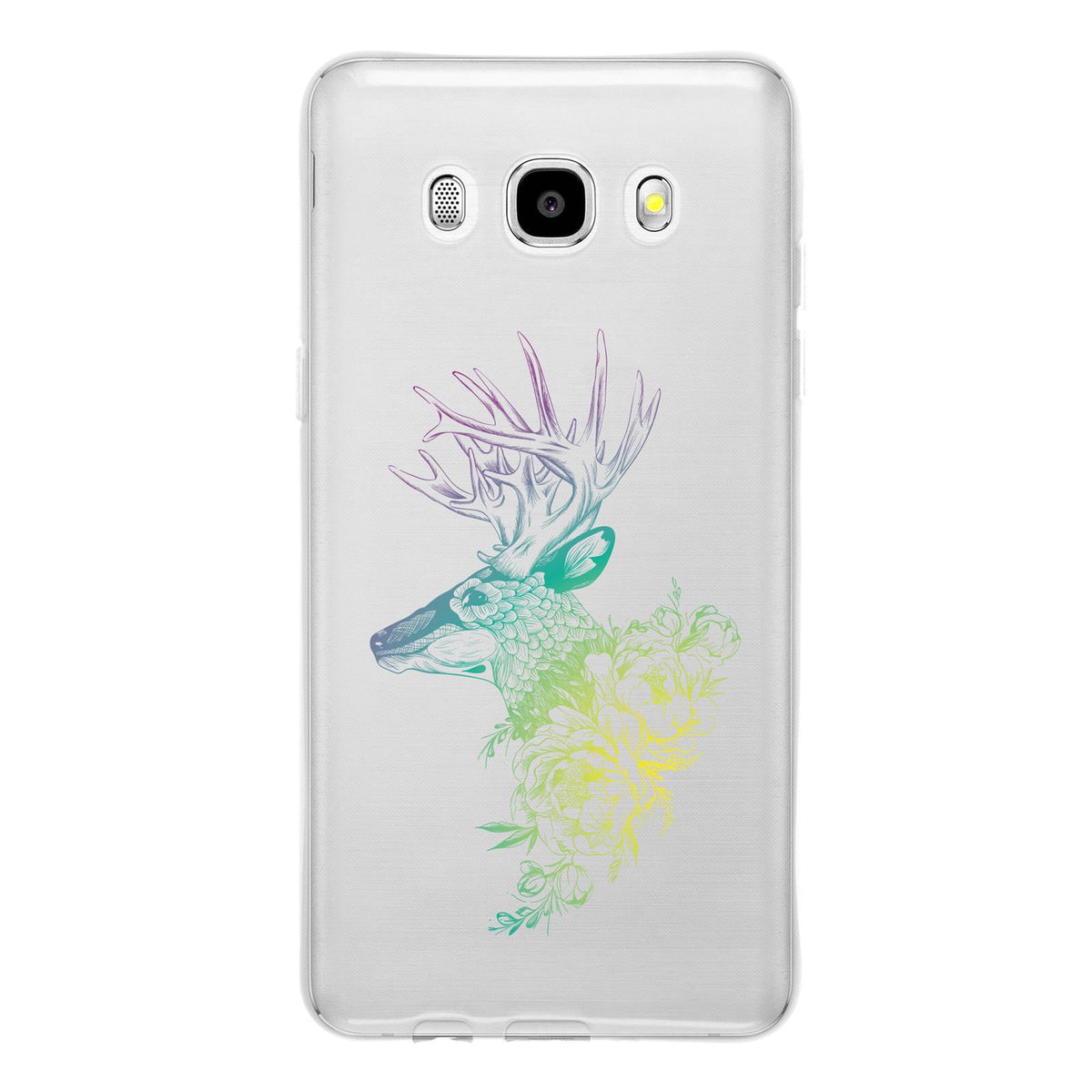 Case für Samsung Galaxy J5 (2016) J510 Silikon-Hülle Floral Hirsch M7-4 – Ansicht 2