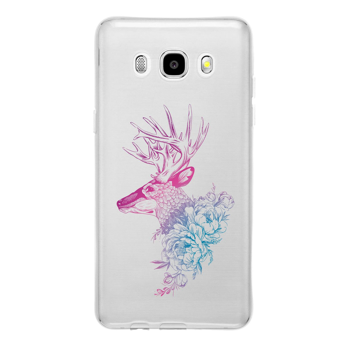 Case für Samsung Galaxy J5 (2016) J510 Silikon-Hülle Floral Hirsch M7-6 – Ansicht 2