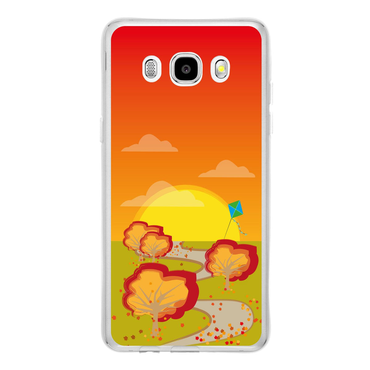 Case für Samsung Galaxy J5 (2016) J510 Silikon-Hülle Herbst Drache/Kite M2 – Ansicht 2