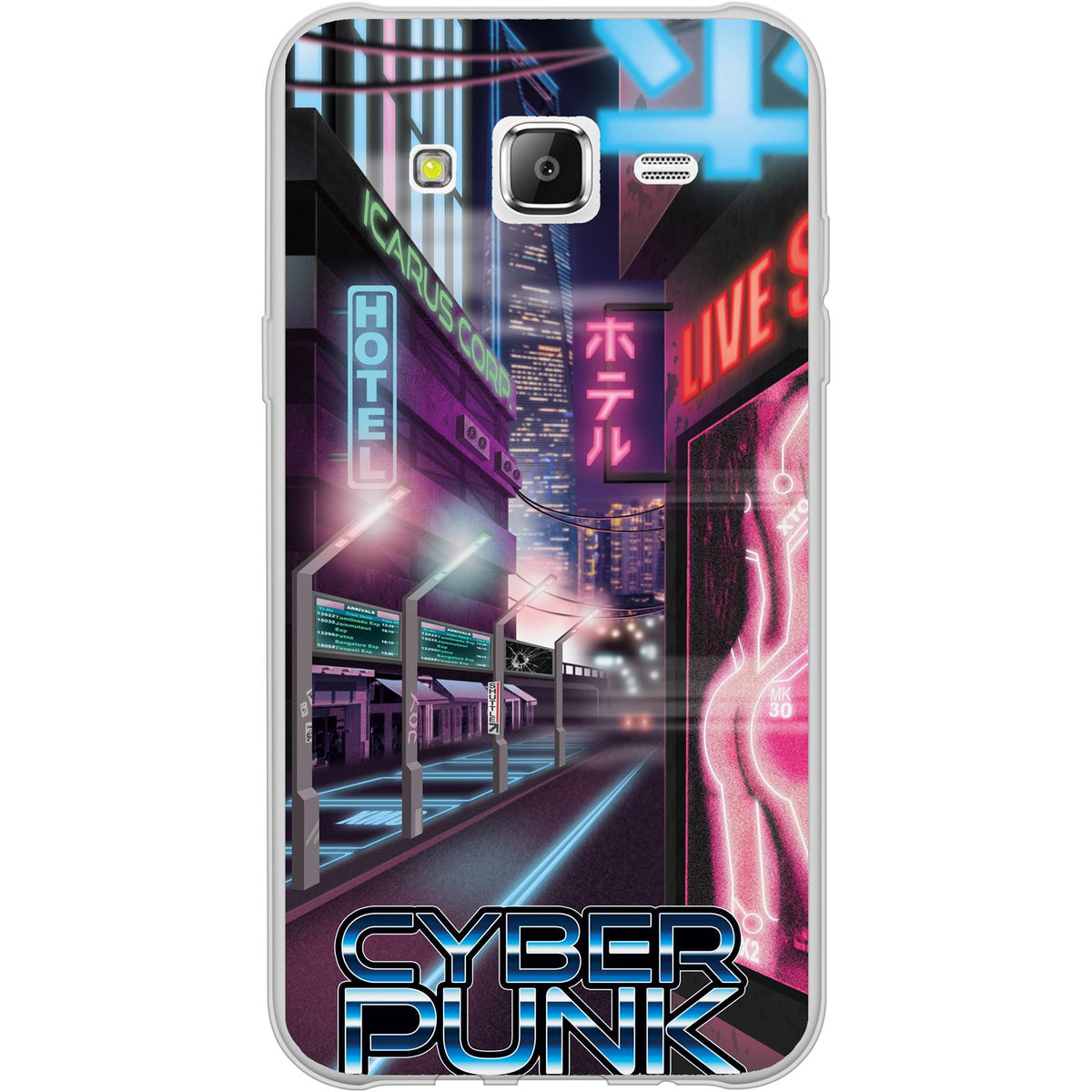 Case für Samsung Galaxy J5 (2016) J510 Silikon-Hülle Retro Wave Cyberpunk.01 M4 – Ansicht 2
