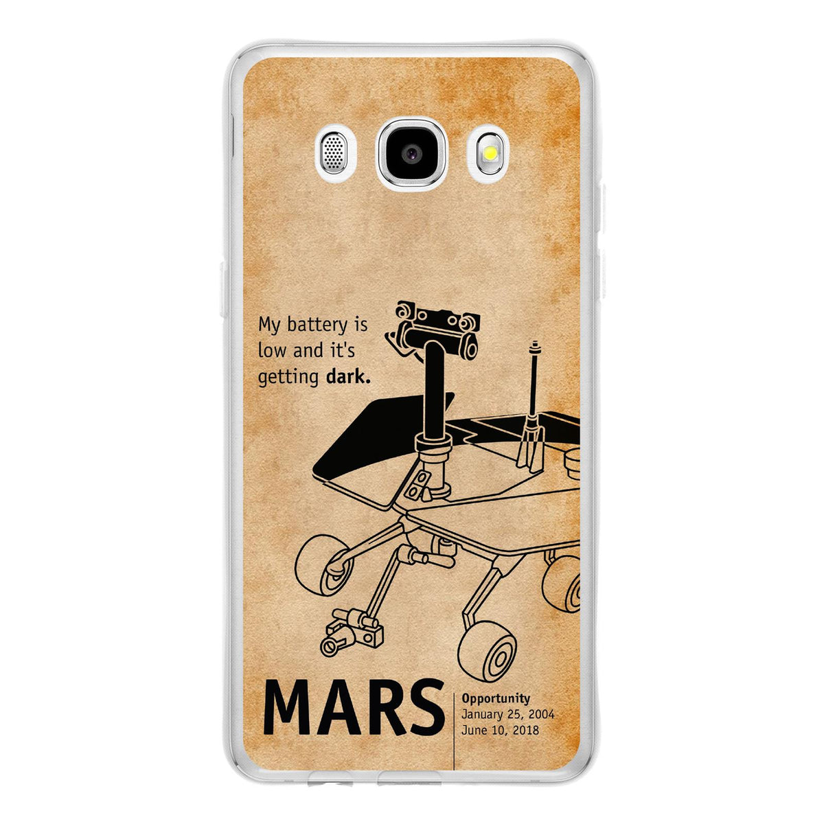 Case für Samsung Galaxy J5 (2016) J510 Silikon-Hülle Space Rover M2 – Ansicht 2