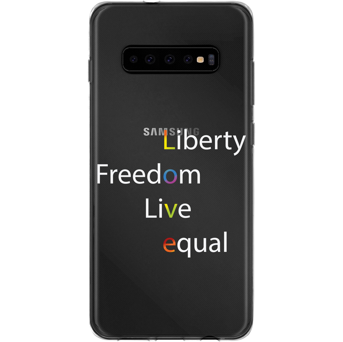 Case für Samsung Galaxy S10 Plus Silikon-Hülle pride Wörter M2 – Ansicht 2