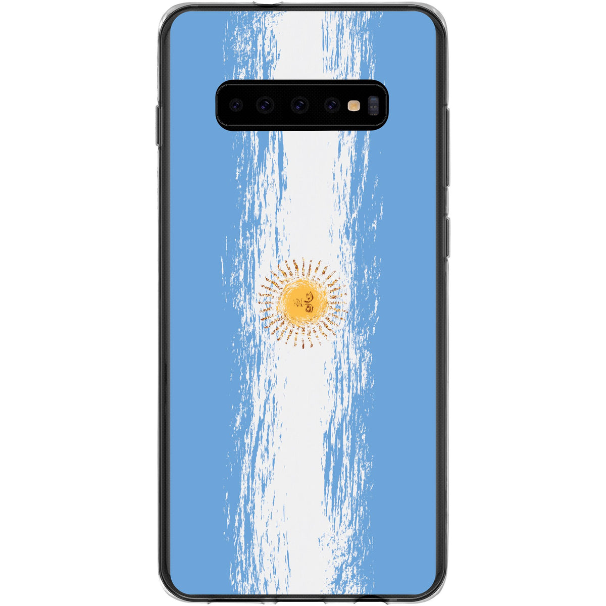 Case für Samsung Galaxy S10 Plus Silikon-Hülle WM Argentinien M1 – Ansicht 2