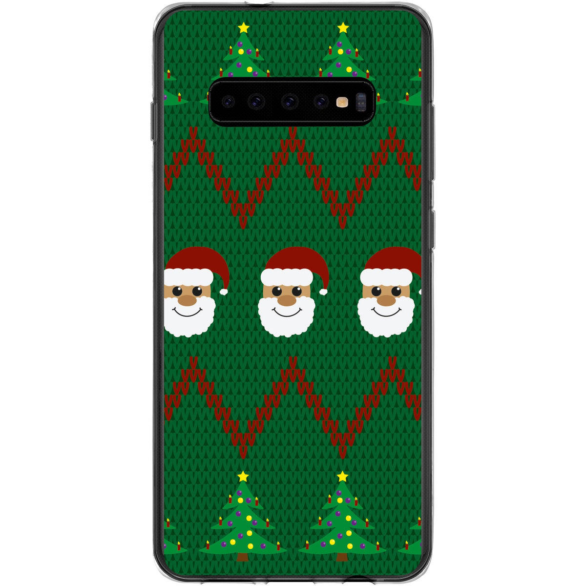 Case für Samsung Galaxy S10 Plus Silikon-Hülle X Mas Weihnachten X-Mas Sweater M7 – Ansicht 2