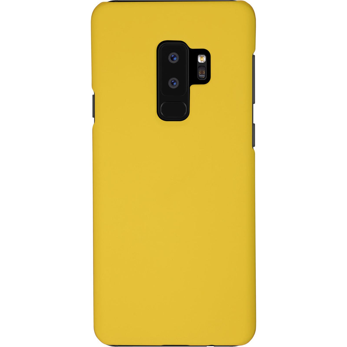 Case für Samsung Galaxy S9 Plus - Hülle gelb gummiert Hard-case – Ansicht 3
