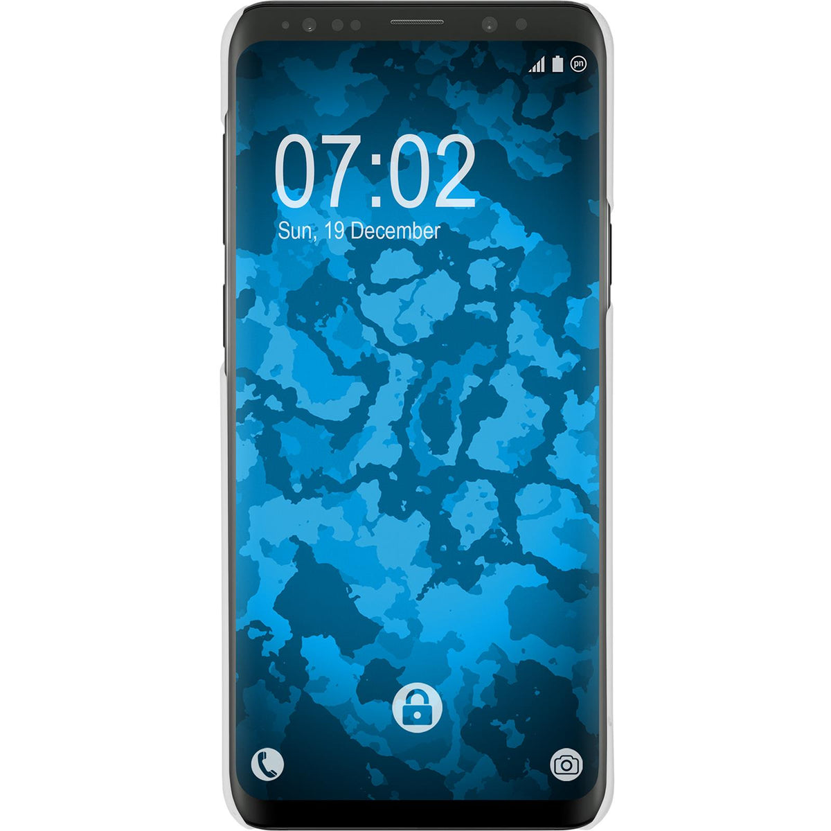 Case für Samsung Galaxy S9 Plus - Hülle weiß gummiert Hard-case – Ansicht 2
