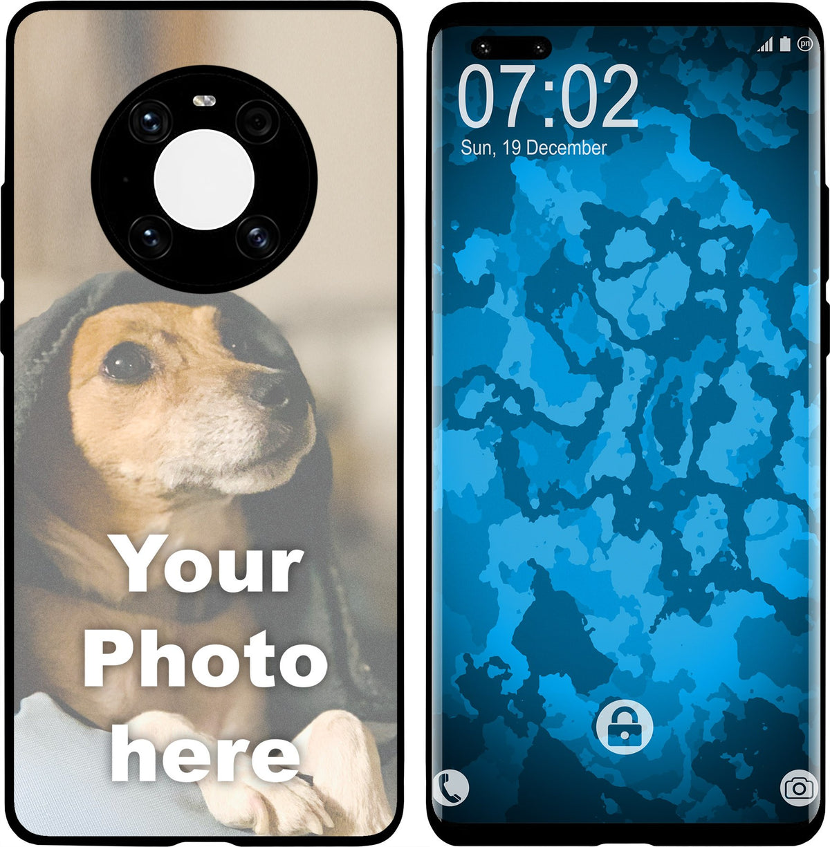 Mate 40 Pro Foto-Hülle schwarz
