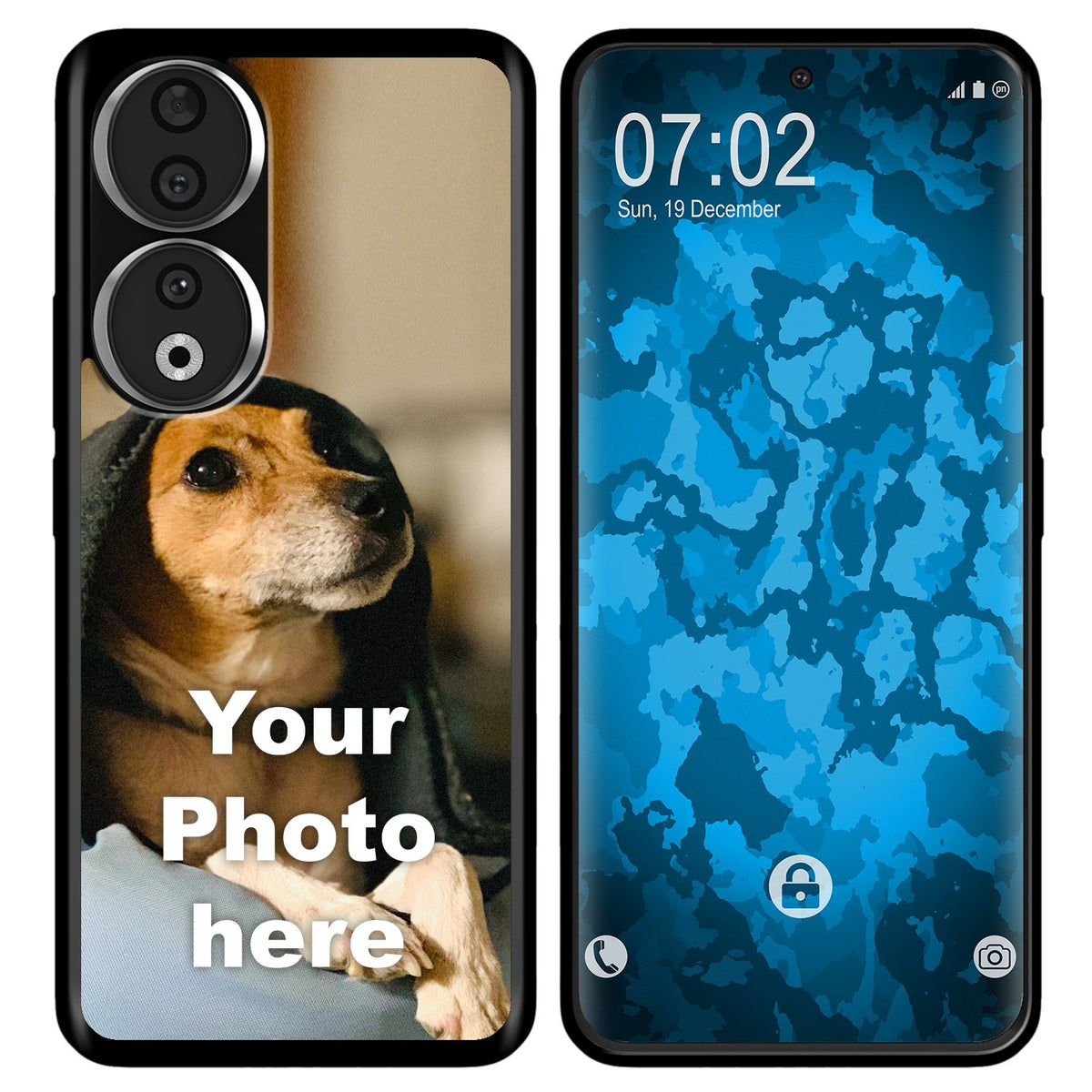 Honor 90 Foto-Hülle schwarz