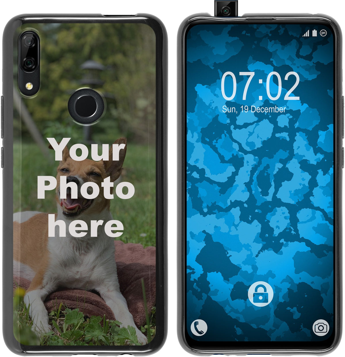 P Smart Z Foto-Hülle schwarz