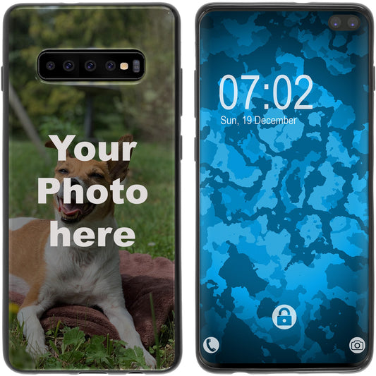 Galaxy S10 Plus Foto-Hülle schwarz