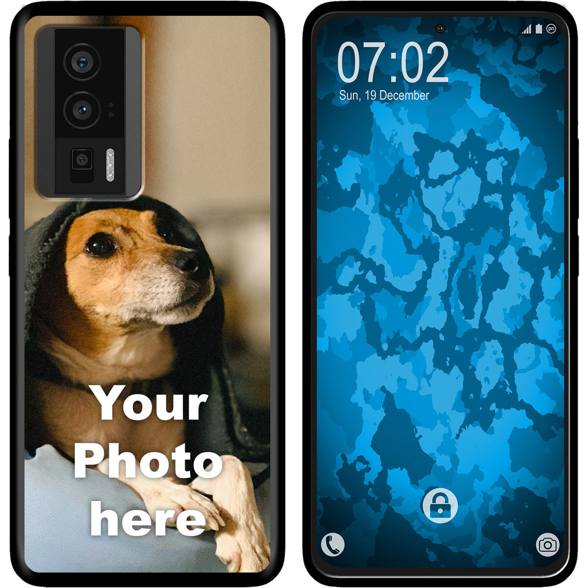 Xiaomi Poco F5 Pro / Redmi K60 Pro Foto-Hülle schwarz