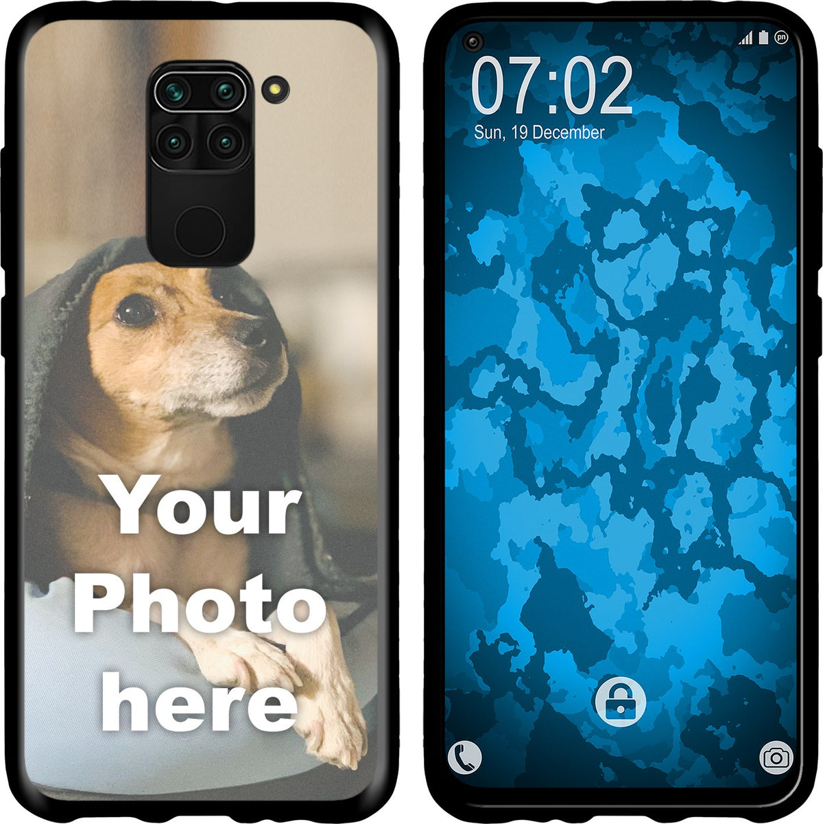 Galaxy Note 9 Foto-Hülle schwarz