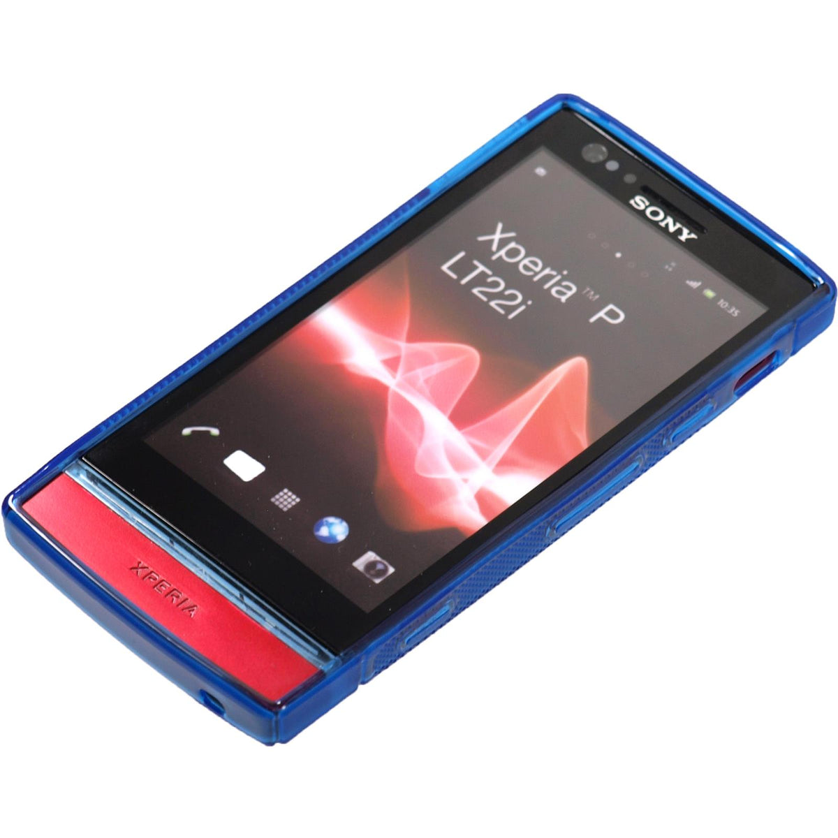 Case für Sony Xperia P - blau Silikon Hülle S-Style – Ansicht 4